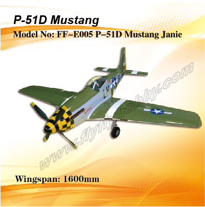 P-51D Mustang Janie_Kit w/motor+prop